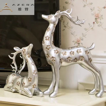 Fashion living room wine cabinet decoration console tv cabinet decoration home accessories sika deer resin craft
Fashion living room wine cabinet decoration console tv cabinet decoration home accessories sika deer resin craft