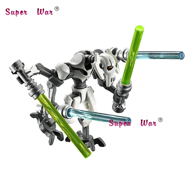 1PCS PG630 Star Wars General Grievous With Lightsaber w/gun 7 Building Block Children Gift toys
1PCS PG630 Star Wars General Grievous With Lightsaber w/gun 7 Building Block Children Gift toys