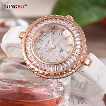 Watch Women 2019 LONGBO Brand Fashion Luxury Ceramic Bracelet Analog Lady Wristwatch Water Clock Relogio Feminino Montre Femme
Watch Women 2019 LONGBO Brand Fashion Luxury Ceramic Bracelet Analog Lady Wristwatch Water Clock Relogio Feminino Montre Femme