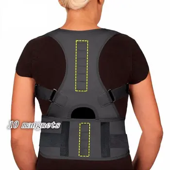 Medical Grade Adjustable Magnetic Posture Support Back Brace Relieves Neck Back and Spine Pain Improves Posture Free Shipping
Medical Grade Adjustable Magnetic Posture Support Back Brace Relieves Neck Back and Spine Pain Improves Posture Free Shipping
