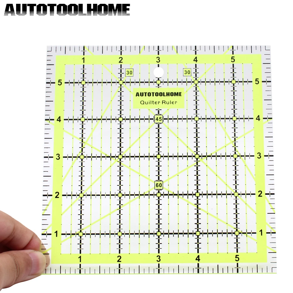 6*6 inch Quilting Ruler for Arts Crafts Sewing Needle Sewing Tools Accessory Patchwork Ruler
6*6 inch Quilting Ruler for Arts Crafts Sewing Needle Sewing Tools Accessory Patchwork Ruler
