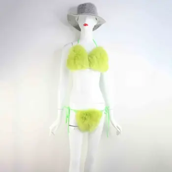 Womens New Sexy Fur Bikini Style Bra Tops Fur Beach Swimming Clubwear Bathing Suit Fur Bikini Set
Womens New Sexy Fur Bikini Style Bra Tops Fur Beach Swimming Clubwear Bathing Suit Fur Bikini Set