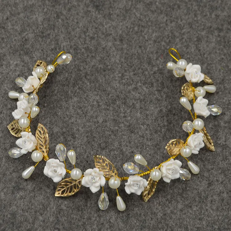 clay flower bride headdress pearl sweet hollow leaves bridal tiara boho hair jewelry wedding hair accessories
clay flower bride headdress pearl sweet hollow leaves bridal tiara boho hair jewelry wedding hair accessories