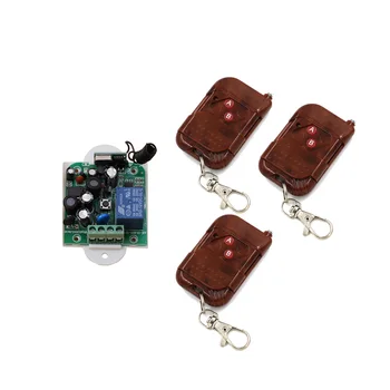 AC85V~250V 1CH 1 CH Relay RF Wireless Remote Control Switch Radio Controlled Switch Receiver Transmitter 315/433Mhz
AC85V~250V 1CH 1 CH Relay RF Wireless Remote Control Switch Radio Controlled Switch Receiver Transmitter 315/433Mhz