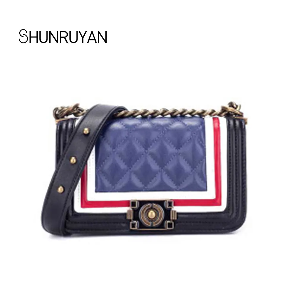 SHUNRUYAN 2018 New Fashion Brand Design Women Bag Flap Diamond Lattice Hasp Ladies Bag Shoulder Bag Crossbody Bag Female
SHUNRUYAN 2018 New Fashion Brand Design Women Bag Flap Diamond Lattice Hasp Ladies Bag Shoulder Bag Crossbody Bag Female