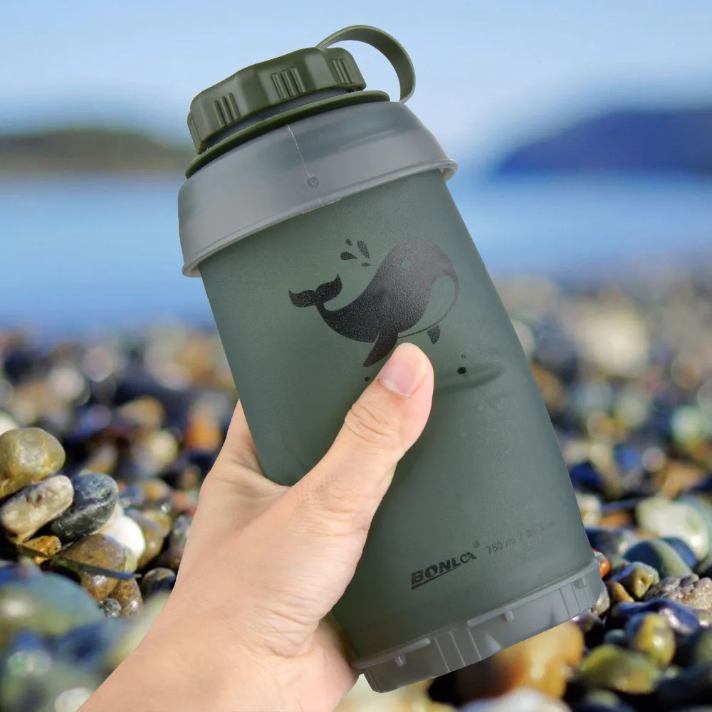 750ml Backpacking Hiking Climbing Bottles Collapsible Water Bottle Reusable Foldable Folding Lightweight Compact for Camping
750ml Backpacking Hiking Climbing Bottles Collapsible Water Bottle Reusable Foldable Folding Lightweight Compact for Camping