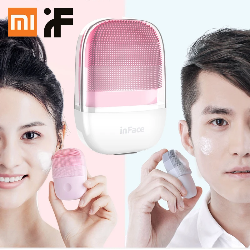 Xiaomi inFace Electric Deep Facial Cleaning Massage Brush Sonic Face Washing Waterproof Silicone Face Cleanser Skin Care mini
Xiaomi inFace Electric Deep Facial Cleaning Massage Brush Sonic Face Washing Waterproof Silicone Face Cleanser Skin Care mini