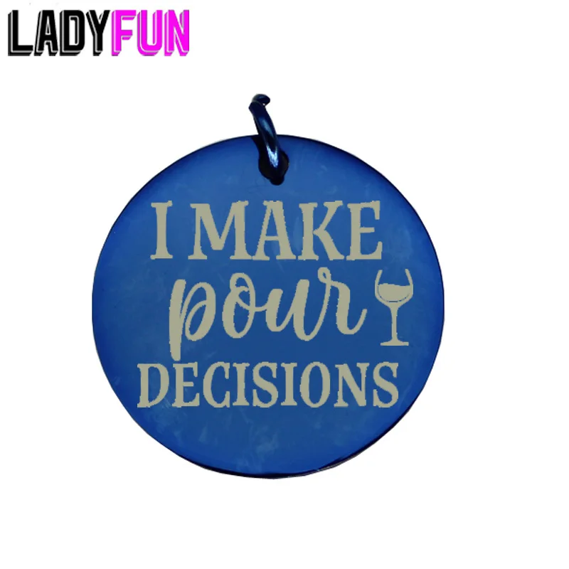Ladyfun 2019 Newest Stainless Steel Charms- I Make Pour Decisions Charm For Jewelry Making
Ladyfun 2019 Newest Stainless Steel Charms- I Make Pour Decisions Charm For Jewelry Making