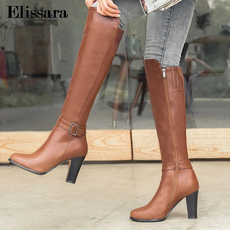 Women High Heels Knee High Boots Shoes Woman Classics Zip Black Heels Party Winter Knee High Boots Shoes Size 34-43 Elissara
Women High Heels Knee High Boots Shoes Woman Classics Zip Black Heels Party Winter Knee High Boots Shoes Size 34-43 Elissara