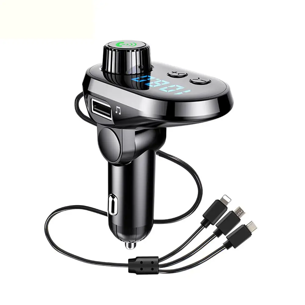 Fm Transmitter Car MP3 Player LED Blue Screen Bluetooth FM Transmitter V5.0 Car MP3 Player TF Card 5V/3.1A Audio Car Modulator
Fm Transmitter Car MP3 Player LED Blue Screen Bluetooth FM Transmitter V5.0 Car MP3 Player TF Card 5V/3.1A Audio Car Modulator