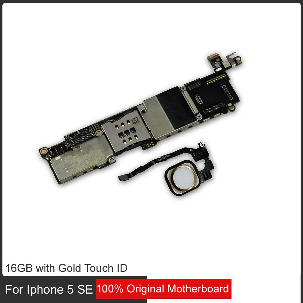 16gb Original unlocked IOS System for iphone SE Motherboard with Touch ID Fingerprint Black / White / Gold/Without touch id
16gb Original unlocked IOS System for iphone SE Motherboard with Touch ID Fingerprint Black / White / Gold/Without touch id