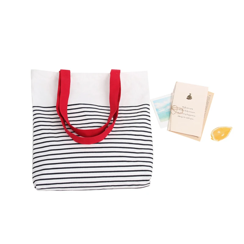 Yesello Striped Canvas Handbags Cotton Cute Eco Daily Female Single Shoulder Shopping Bags Tote Women Leisure Beach Bags
Yesello Striped Canvas Handbags Cotton Cute Eco Daily Female Single Shoulder Shopping Bags Tote Women Leisure Beach Bags