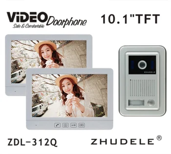 ZHUDELE 2Monitors+1Camera Video Intercom System 10.1 Luxury DisplayScreen,Waterproof HDCamera Night Vision Video Door Phone
ZHUDELE 2Monitors+1Camera Video Intercom System 10.1 Luxury DisplayScreen,Waterproof HDCamera Night Vision Video Door Phone