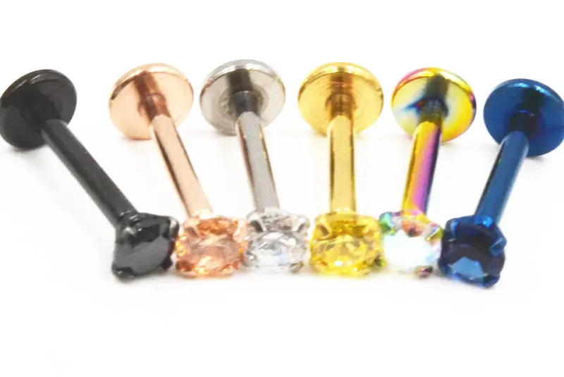 Free shippment 50pcs Body Jewelry 16G CZ Gems surgical steel threaded body jewelry lip piercing labret ring/Ear Helix Bar NEW
Free shippment 50pcs Body Jewelry 16G CZ Gems surgical steel threaded body jewelry lip piercing labret ring/Ear Helix Bar NEW