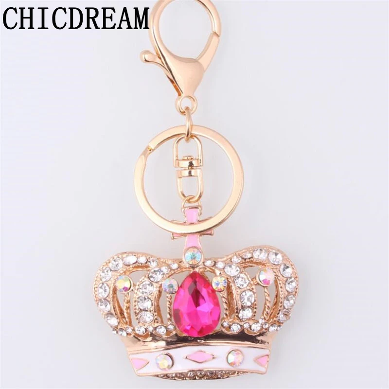 CHICDREAM Christmas Gift Fashion Trendy Jewelry Zinc Alloy Keychain Crown Shaped Keychain Crystal Rhinestone Car Bag Key Keyring
CHICDREAM Christmas Gift Fashion Trendy Jewelry Zinc Alloy Keychain Crown Shaped Keychain Crystal Rhinestone Car Bag Key Keyring