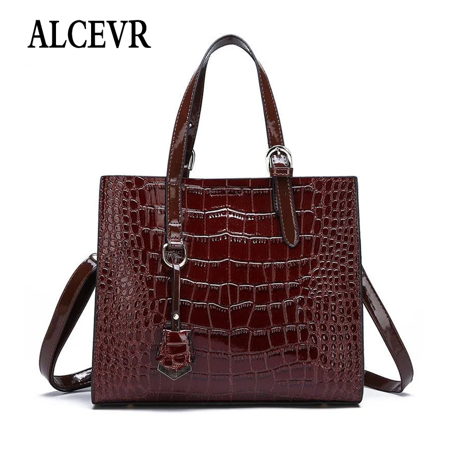 ALCEVR Solid Color PU Leather Shoulder Bags For Women Alligator Handbags For Female Beautiful Ladies All-Match Crossbody Bags
ALCEVR Solid Color PU Leather Shoulder Bags For Women Alligator Handbags For Female Beautiful Ladies All-Match Crossbody Bags