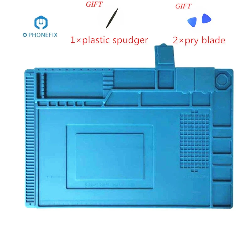 45x30cm Mobile Phone BGA Soldering Station Platform Magnetic Heat Insulation Silicone Pad for Phone BGA Soldering Repair Station
45x30cm Mobile Phone BGA Soldering Station Platform Magnetic Heat Insulation Silicone Pad for Phone BGA Soldering Repair Station