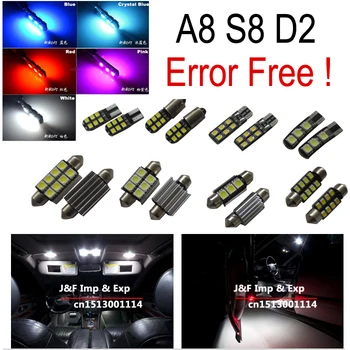 29 pcs canbus error free LED bulb Interior dome map Light Kit Package for A8 S8 D2 (1997-2002)
29 pcs canbus error free LED bulb Interior dome map Light Kit Package for A8 S8 D2 (1997-2002)