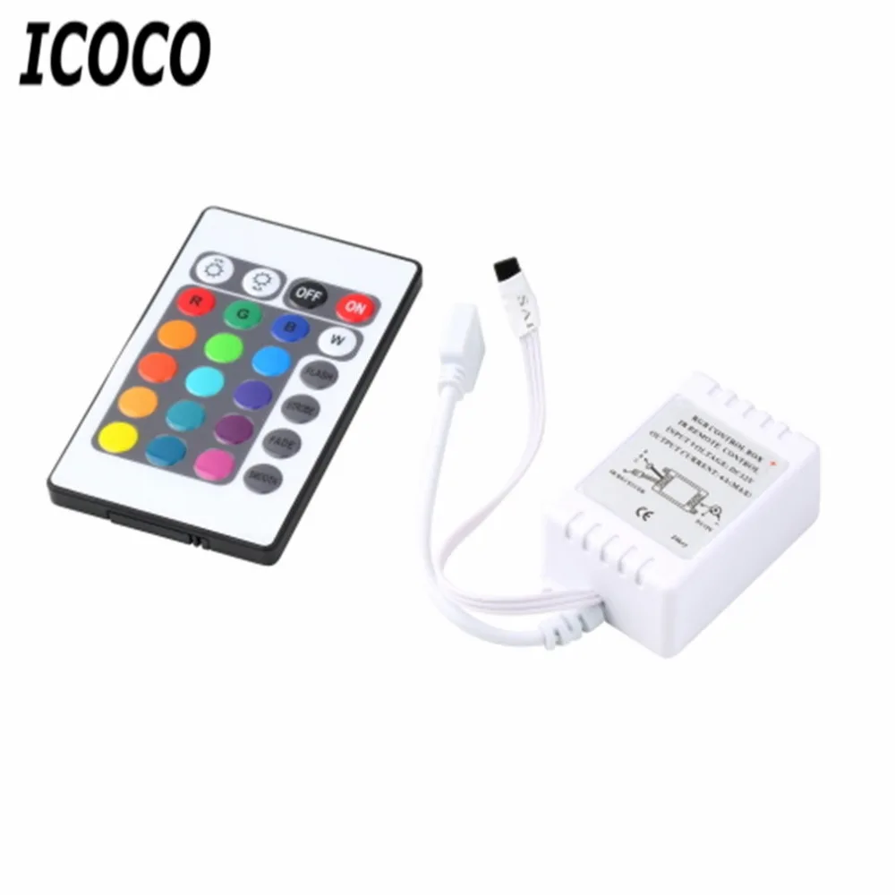 ICOCO 1 Set RGB 16 Colors 4 Different Light Control Functions Remote Control Box DC 12V For LED Light Strip Security Safety
ICOCO 1 Set RGB 16 Colors 4 Different Light Control Functions Remote Control Box DC 12V For LED Light Strip Security Safety