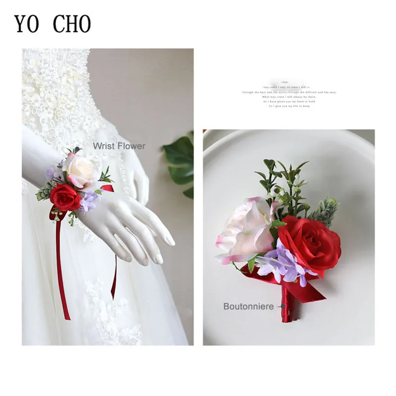4 Wedding Accessories wrist corsage boutonniere (3)