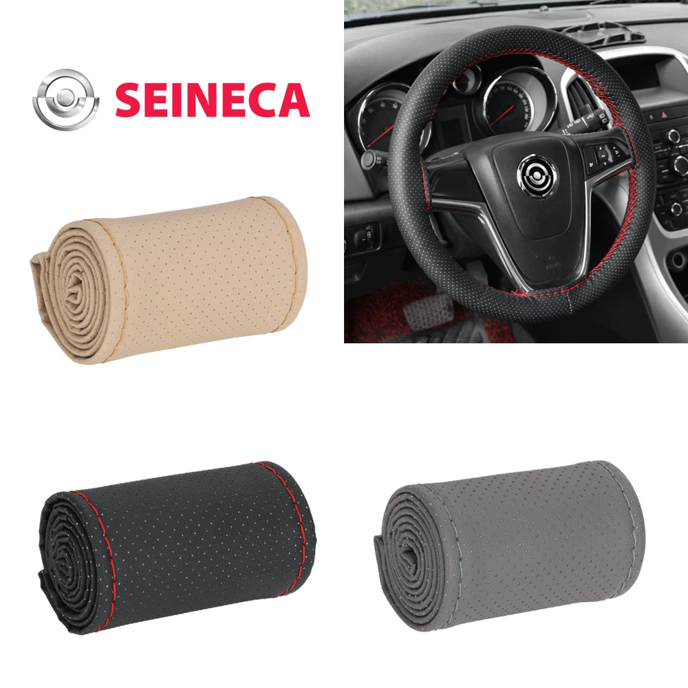 38cm DIY Steering Wheel Covers PU Leather Braid on the Steering Wheel of Car With Needle and Thread Interior Accessories
38cm DIY Steering Wheel Covers PU Leather Braid on the Steering Wheel of Car With Needle and Thread Interior Accessories