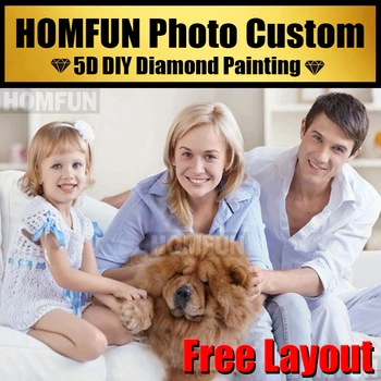 HOMFUN Picture Photos Custom Diy Diamond Painting Kit Full Rhinestone 5D Diamond Cross stitch Pasted Embroidery Family Gift
HOMFUN Picture Photos Custom Diy Diamond Painting Kit Full Rhinestone 5D Diamond Cross stitch Pasted Embroidery Family Gift