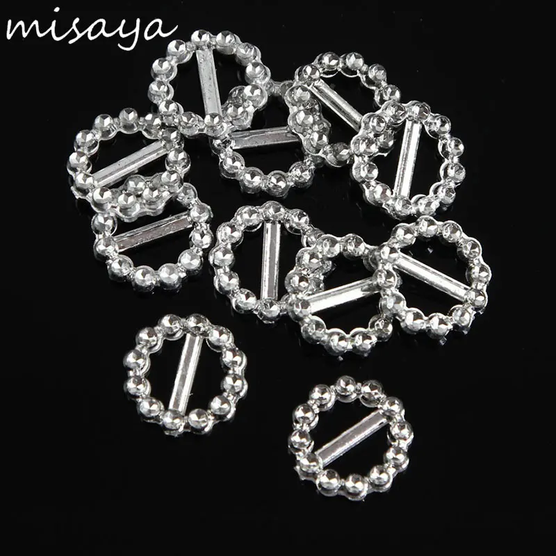 Misaya 100pcs Silver Acrylic Round Buckle Ribbon Slider For Wedding Invitation Embellishment For Sewing Garment Supplies Accesso
Misaya 100pcs Silver Acrylic Round Buckle Ribbon Slider For Wedding Invitation Embellishment For Sewing Garment Supplies Accesso