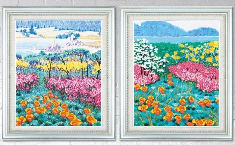 50x60cm 3D Plant flowers Ribbon embroidery kit stain painting set handcraft kit DIY handmade needlework art home decor
50x60cm 3D Plant flowers Ribbon embroidery kit stain painting set handcraft kit DIY handmade needlework art home decor