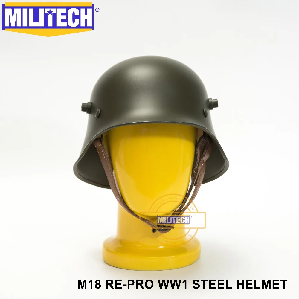 MILITECH мировая война один Оливер Драб зеленый OD немецкий M18 шлем WW1 Немецкий WWi