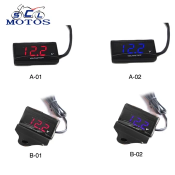 Sclmotos- LED Digital for KOSO Motorcycle Voltmeter Mini Voltage Meter Volt Tester Panel for DC 12V Motorcycles Vehicles Racing 
Sclmotos- LED Digital for KOSO Motorcycle Voltmeter Mini Voltage Meter Volt Tester Panel for DC 12V Motorcycles Vehicles Racing
