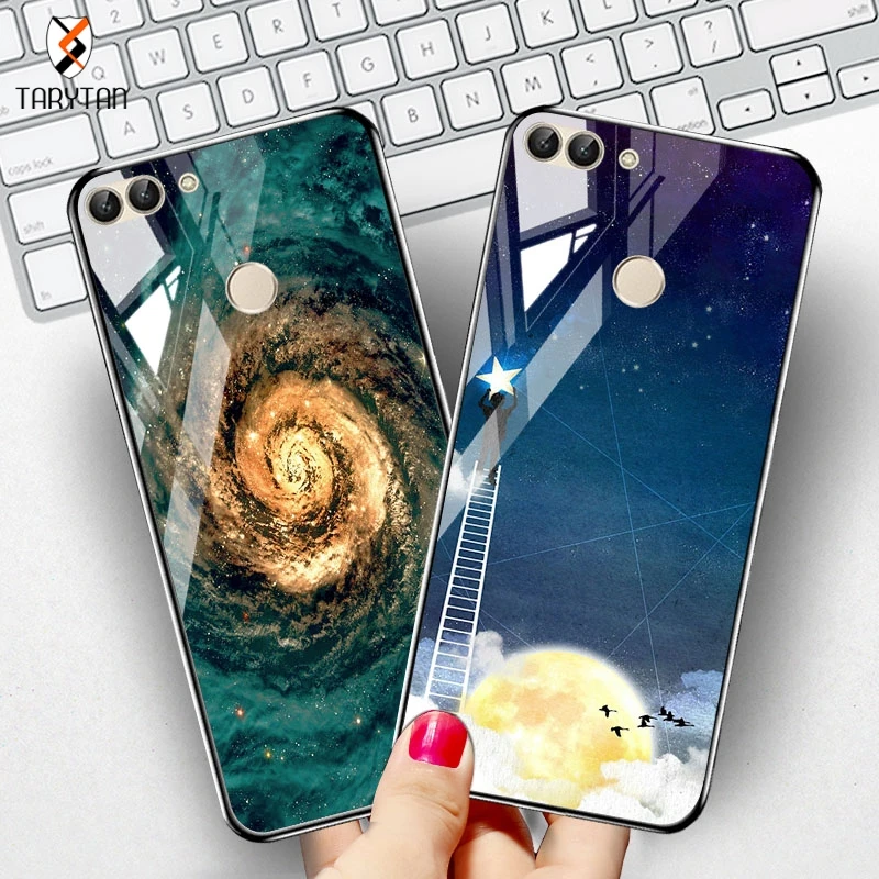 Tempered Glass Case For Huawei P Smart 2018 Cases Stars Space Silicone Protective Back Cover for Huawei Honor 8x 10 9 Lite Cases
Tempered Glass Case For Huawei P Smart 2018 Cases Stars Space Silicone Protective Back Cover for Huawei Honor 8x 10 9 Lite Cases