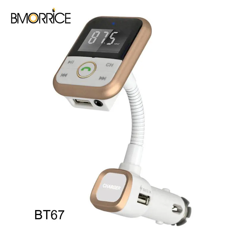 Car Kit BT67 Bluetooth FM Transmitter LCD MP3 Player Handsfree Wireless Radio Adapter USB Charger + Remote Control
Car Kit BT67 Bluetooth FM Transmitter LCD MP3 Player Handsfree Wireless Radio Adapter USB Charger + Remote Control