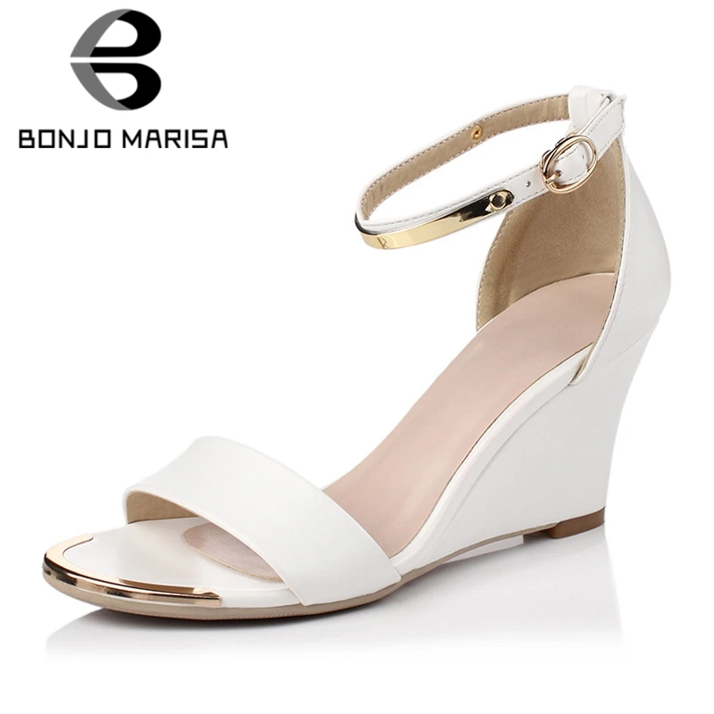 BONJOMARISA Brand New Big Size 32-40 Ladies Wedges High Heels Women Shoes Woman Casual Party Ol Summer Sandals Female Footwear
BONJOMARISA Brand New Big Size 32-40 Ladies Wedges High Heels Women Shoes Woman Casual Party Ol Summer Sandals Female Footwear