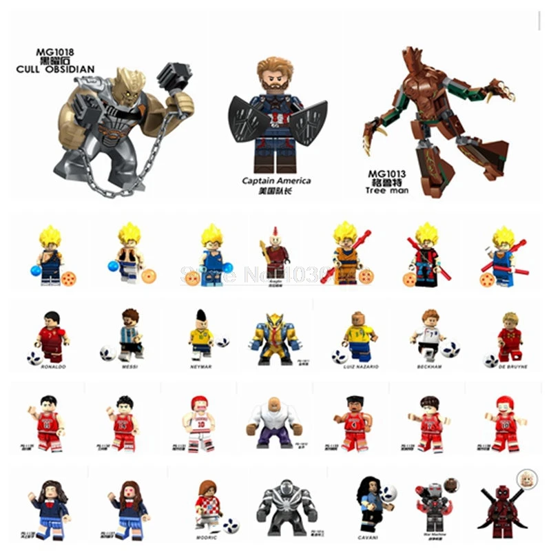 Marve legoing marvel avengers super heroes legoing Iron Man Captain America & legoing football legoing figures toys for children
Marve legoing marvel avengers super heroes legoing Iron Man Captain America & legoing football legoing figures toys for children