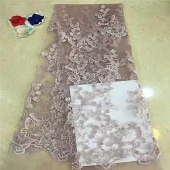 High Quality African Tulle Lace Fabric 2018 Nigerian Lace Fabrics For Wedding 2018 With beads for wedding dress XC74-62
High Quality African Tulle Lace Fabric 2018 Nigerian Lace Fabrics For Wedding 2018 With beads for wedding dress XC74-62