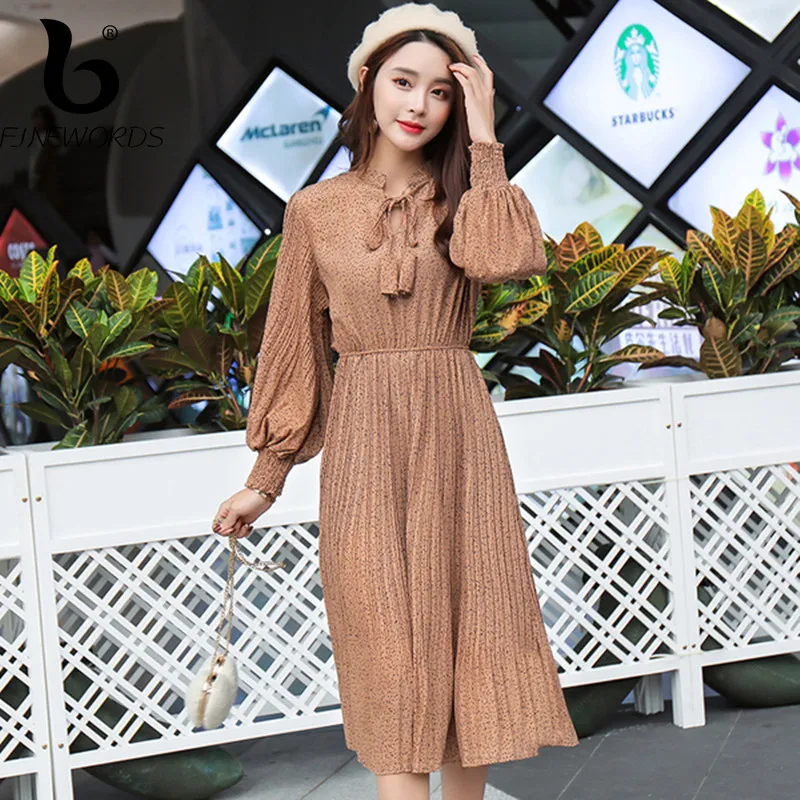 FINEWORDS Long Sleeve Vintage Chiffon Floral Dress Elegant Streetwear Korean Dress Casual Harajuku Kawaii Spring Pleated Dresses
FINEWORDS Long Sleeve Vintage Chiffon Floral Dress Elegant Streetwear Korean Dress Casual Harajuku Kawaii Spring Pleated Dresses
