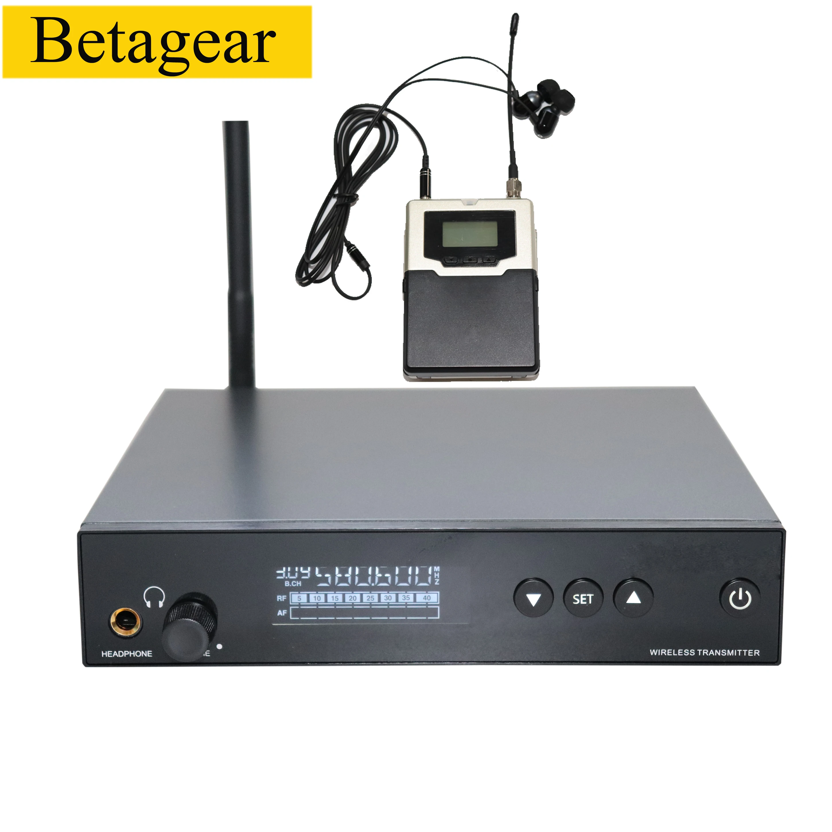Betagear professional audio stage L560 IEM Uhf in ear monitor wireless system MONO for professioanl performance audio recording
Betagear professional audio stage L560 IEM Uhf in ear monitor wireless system MONO for professioanl performance audio recording