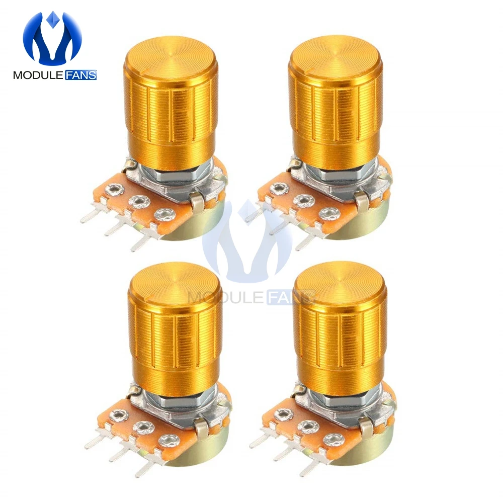5PCS WH148 Rotary Potentiometer Linear Taper Potentiometer 1K 2K 3K 5K 10K 20K 30K 50K 100K 200K 300K 500K 1M Ohm
5PCS WH148 Rotary Potentiometer Linear Taper Potentiometer 1K 2K 3K 5K 10K 20K 30K 50K 100K 200K 300K 500K 1M Ohm