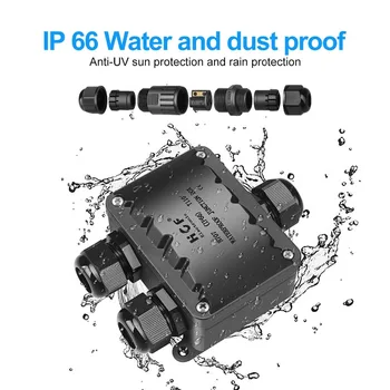 M20 Beauty Star Waterproof IP66 Cable Connector Larger 3 Way External Electrical Junction Box Outdoor Coupler unction Box 
M20 Beauty Star Waterproof IP66 Cable Connector Larger 3 Way External Electrical Junction Box Outdoor Coupler unction Box
