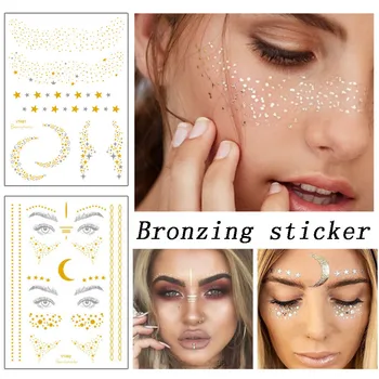 Christmas Halloween Women Face Gold foil Sticker Tattoo Sticker Claus decoration sticker DIY planner scrapbooking
Christmas Halloween Women Face Gold foil Sticker Tattoo Sticker Claus decoration sticker DIY planner scrapbooking