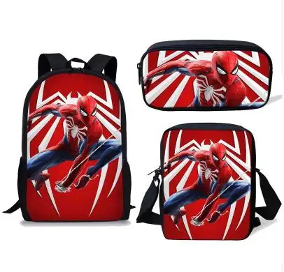 2019 Brand School Bag Set 3pcs Kids Backpack Spiderman Mochila Escolar Infantil Children Pencil Shoulder Book Bags Boys Girls
2019 Brand School Bag Set 3pcs Kids Backpack Spiderman Mochila Escolar Infantil Children Pencil Shoulder Book Bags Boys Girls