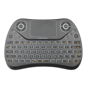 2.4GHz Mini Wireless Keyboard with Touchpad Rechargeable Fly Air Mouse Game 7 Color Backlit Keyboard for Android Computer TV PC
2.4GHz Mini Wireless Keyboard with Touchpad Rechargeable Fly Air Mouse Game 7 Color Backlit Keyboard for Android Computer TV PC