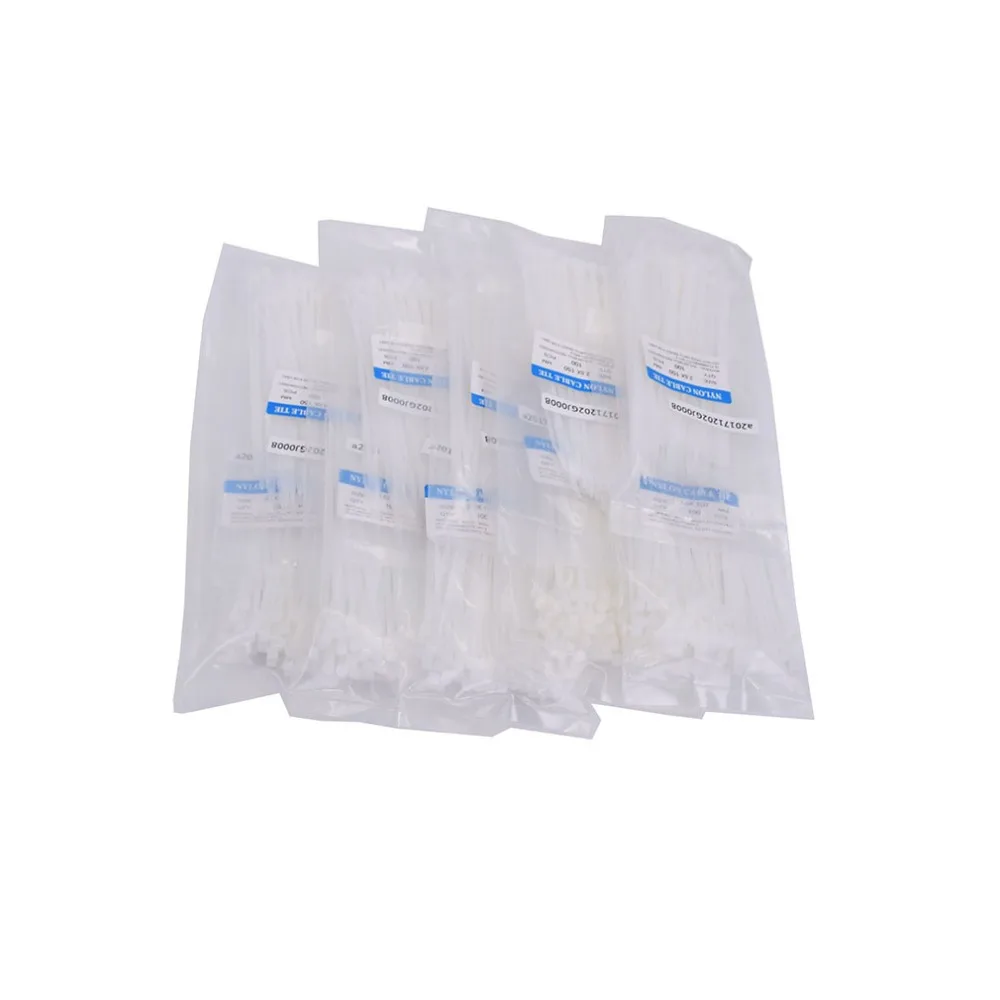 1000pcs 150mm Small Nylon Cable Tie Width 2.5mm Self Locking 6" Plastic Cable Wire Zip Ties UV Resistant Black White
1000pcs 150mm Small Nylon Cable Tie Width 2.5mm Self Locking 6" Plastic Cable Wire Zip Ties UV Resistant Black White