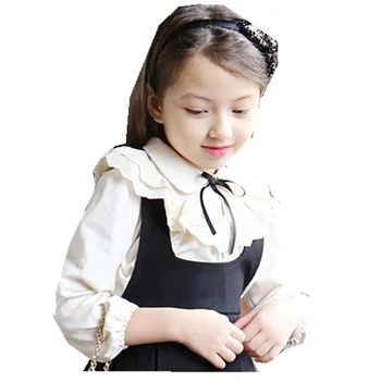 South Korea's Autumn Girls Long Sleeved T-Shirt Bow Child Princess Blouses
South Korea's Autumn Girls Long Sleeved T-Shirt Bow Child Princess Blouses