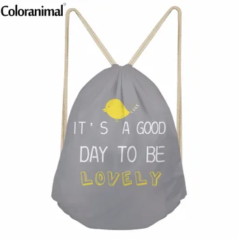 Coloranimal Lovely Cute Bird Women Backpack Drawstring Bags Casual String Shoulder Rucksack Women Travel Bag Beach Bag Bookbags
Coloranimal Lovely Cute Bird Women Backpack Drawstring Bags Casual String Shoulder Rucksack Women Travel Bag Beach Bag Bookbags