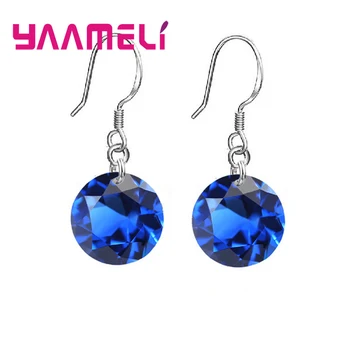 8 Colors Cubic Zirconia Solid 925 Sterling Silver Round Earrings For Women Ladies Crystal Jewelry Present Wholesale
8 Colors Cubic Zirconia Solid 925 Sterling Silver Round Earrings For Women Ladies Crystal Jewelry Present Wholesale