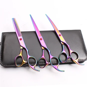 Suit 7" 19.5cm Engraving Logo MultiColor Grooming-for-dog Cutting Shears Thinning Scissors Pets Hair Clippers Set Add Bag C3003 
Suit 7" 19.5cm Engraving Logo MultiColor Grooming-for-dog Cutting Shears Thinning Scissors Pets Hair Clippers Set Add Bag C3003