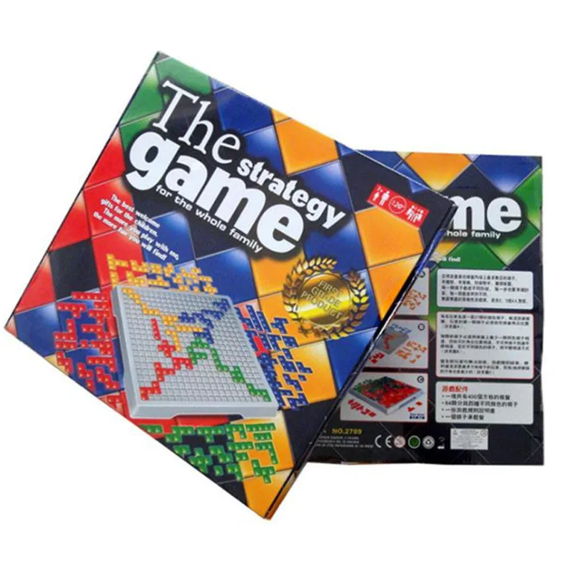 Educational Toys The Strategy Game Blokus Board Game 484 Squares Game Easy To Play For Children Russian Box Series indoor games
Educational Toys The Strategy Game Blokus Board Game 484 Squares Game Easy To Play For Children Russian Box Series indoor games