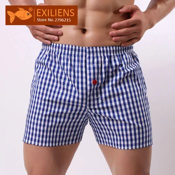 EXILIENS Brand Underwear Men Boxer Mens Arrow Pants Cotton Loose Home Shorts Plaid Casual Black Red Green Gray Blue Size M-XXL
EXILIENS Brand Underwear Men Boxer Mens Arrow Pants Cotton Loose Home Shorts Plaid Casual Black Red Green Gray Blue Size M-XXL