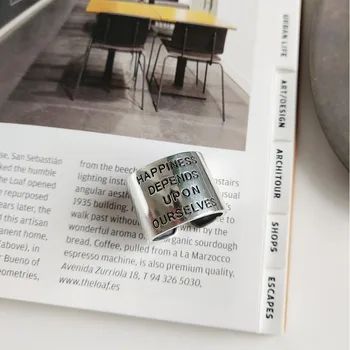 DAIWUJAN 100% 925 Sterling Silver Wide Open Rings For Women Personality Letter Retro Ins Style High Quality Lady Fashion Ring
DAIWUJAN 100% 925 Sterling Silver Wide Open Rings For Women Personality Letter Retro Ins Style High Quality Lady Fashion Ring